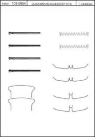 Комплектующие, колодки дискового тормоза KAWE купить