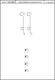 Комплектующие, колодки дискового тормоза KAWE купить