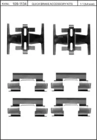 Комплектующие, колодки дискового тормоза KAWE купить