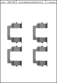 Комплектующие, колодки дискового тормоза KAWE купить