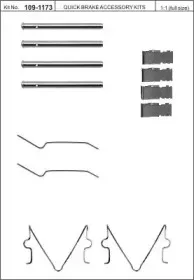 Комплектующие, колодки дискового тормоза KAWE купить