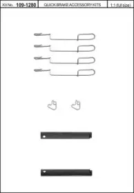 Комплектующие, колодки дискового тормоза KAWE купить