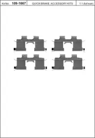 Комплектующие, колодки дискового тормоза KAWE купить