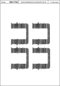 Комплектующие, колодки дискового тормоза KAWE купить