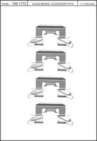 Комплектующие, колодки дискового тормоза KAWE купить