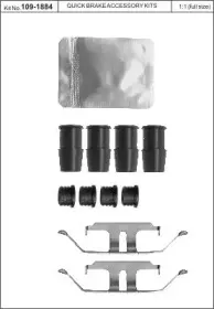 Комплектующие, колодки дискового тормоза KAWE купить