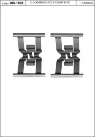 Комплектующие, колодки дискового тормоза KAWE купить