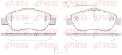 Комплект тормозных колодок, дисковый тормоз KAWE купить