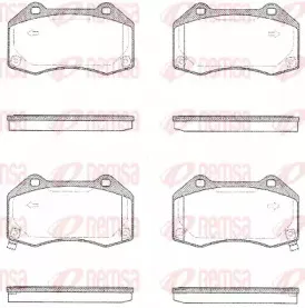 Комплект тормозных колодок, дисковый тормоз KAWE купить