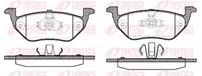 Комплект тормозных колодок, дисковый тормоз KAWE купить