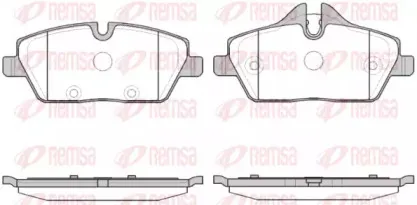 Комплект тормозных колодок, дисковый тормоз KAWE купить