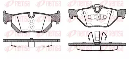 Комплект тормозных колодок, дисковый тормоз KAWE купить