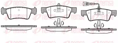 Комплект тормозных колодок, дисковый тормоз KAWE купить
