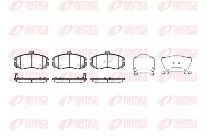 Комплект тормозных колодок, дисковый тормоз KAWE купить