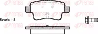 Комплект тормозных колодок, дисковый тормоз KAWE купить