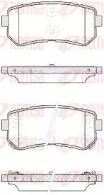 Комплект тормозных колодок, дисковый тормоз KAWE купить