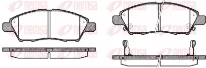 Комплект тормозных колодок, дисковый тормоз KAWE купить