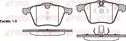 Комплект тормозных колодок, дисковый тормоз KAWE купить