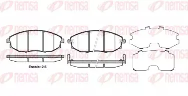Комплект тормозных колодок, дисковый тормоз KAWE купить