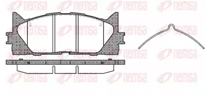Комплект тормозных колодок, дисковый тормоз KAWE купить