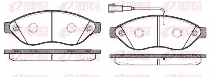 Комплект тормозных колодок, дисковый тормоз KAWE купить