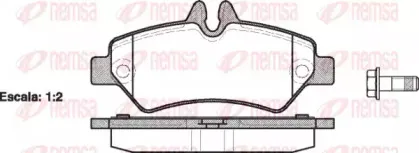 Комплект тормозных колодок, дисковый тормоз KAWE купить