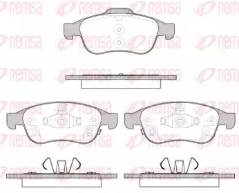 Комплект тормозных колодок, дисковый тормоз KAWE купить
