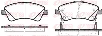 Комплект тормозных колодок, дисковый тормоз KAWE купить