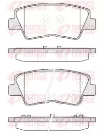 Комплект тормозных колодок, дисковый тормоз KAWE купить
