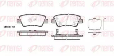 Комплект тормозных колодок, дисковый тормоз KAWE купить