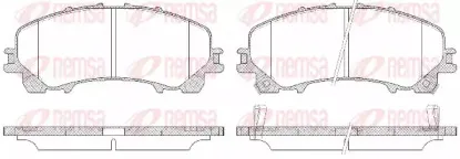 Комплект тормозных колодок, дисковый тормоз KAWE купить