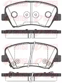 Комплект тормозных колодок, дисковый тормоз KAWE купить