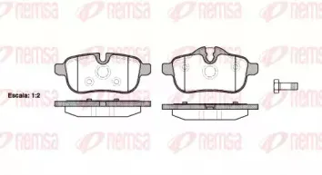 Комплект тормозных колодок, дисковый тормоз KAWE купить