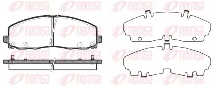 Комплект тормозных колодок, дисковый тормоз KAWE купить