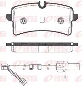 Комплект тормозных колодок, дисковый тормоз KAWE купить
