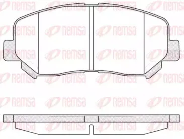 Комплект тормозных колодок, дисковый тормоз KAWE купить