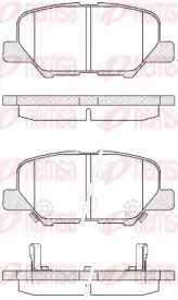 Комплект тормозных колодок, дисковый тормоз KAWE купить
