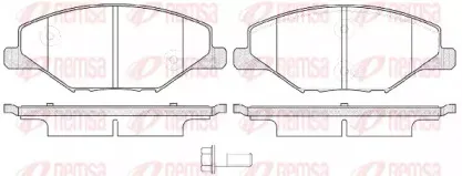 Комплект тормозных колодок, дисковый тормоз KAWE купить