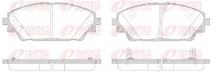 Комплект тормозных колодок, дисковый тормоз KAWE купить