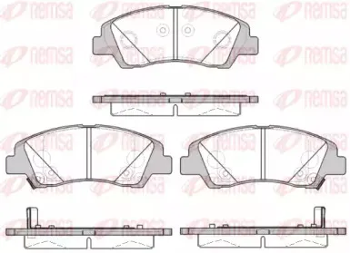 Комплект тормозных колодок, дисковый тормоз KAWE купить