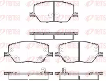 Комплект тормозных колодок, дисковый тормоз KAWE купить