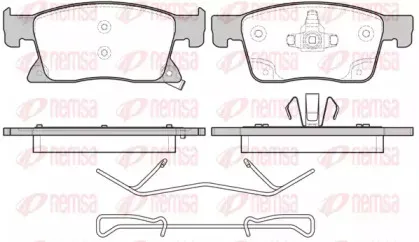 Комплект тормозных колодок, дисковый тормоз KAWE купить