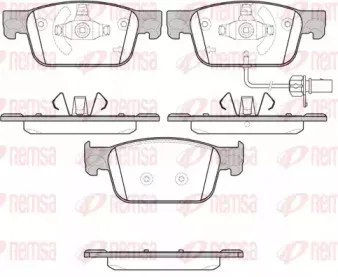 Комплект тормозных колодок, дисковый тормоз KAWE купить