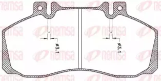 Комплект тормозных колодок, дисковый тормоз KAWE купить