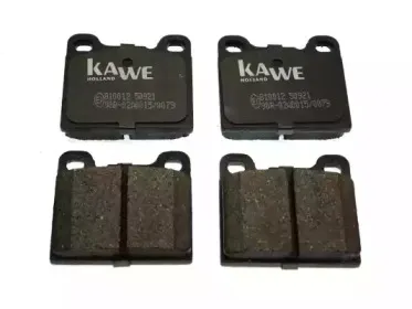 Комплект тормозных колодок, дисковый тормоз KAWE купить