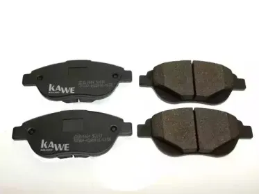 Комплект тормозных колодок, дисковый тормоз KAWE купить