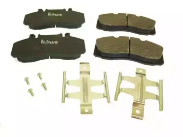 Комплект тормозных колодок, дисковый тормоз KAWE купить