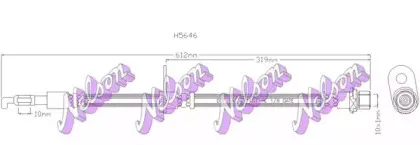 Тормозной шланг KAWE купить