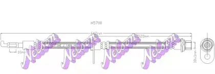 Тормозной шланг KAWE купить