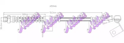 Тормозной шланг KAWE купить
